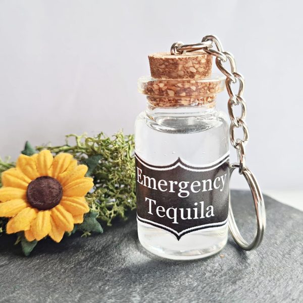 Emergency Tequila Alcohol Keyring | Quote Lovin’ | Eid gifts-1