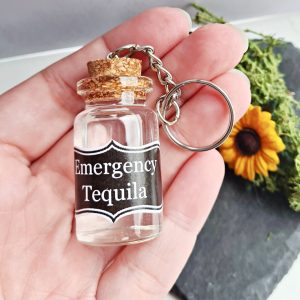 Emergency Tequila Alcohol Keyring | Quote Lovin’ | Eid gifts