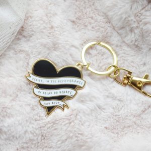 Heart Keyring Black | Quote Lovin’ | Eid gifts