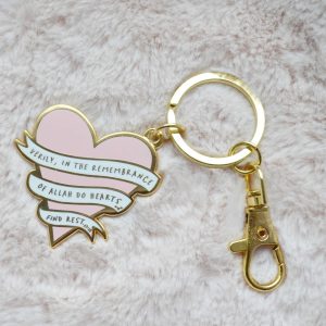 Heart Keyring Pink | Quote Lovin' | Eid gifts