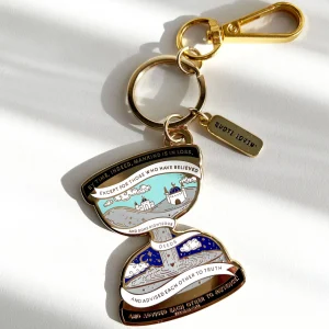 Hourglass keyring Blue Grey | Quote Lovin' | Eid gifts