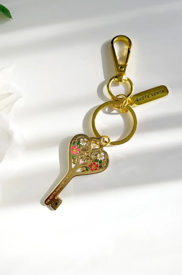 Key keyring Red Gold | Quote Lovin’ | Eid gifts