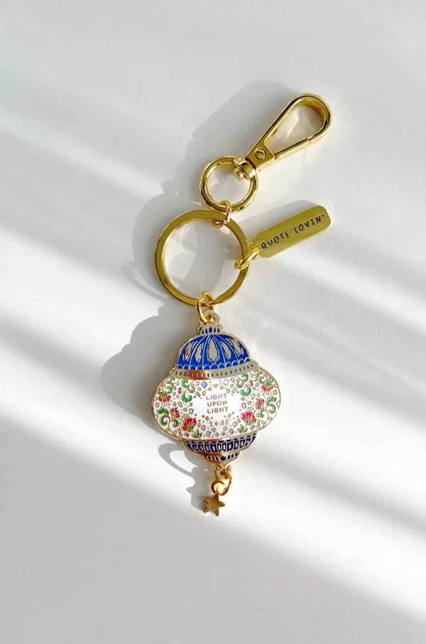 Lantern keyring Blue Gold | Quote Lovin’ | Eid gifts