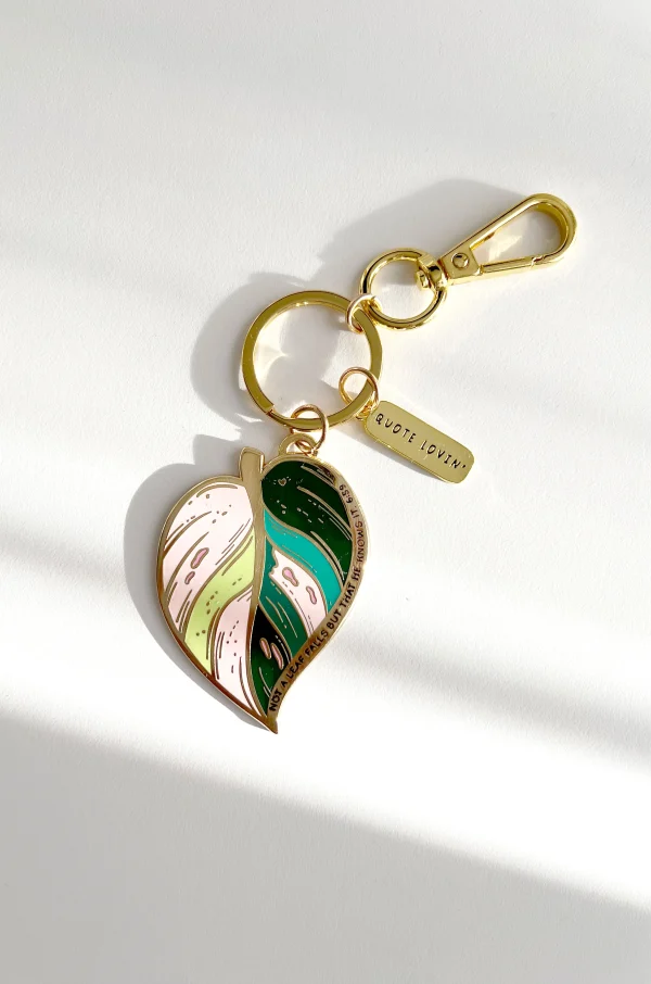 Leaf keyring Green | Quote Lovin’ | Eid gifts