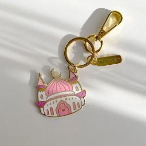 Mosque keyring Pink | Quote Lovin' | Eid gifts