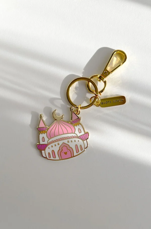 Mosque keyring Pink | Quote Lovin' | Eid gifts