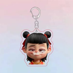 Nezha 2 keychains decoration schoolbag pendant acrylic small gift