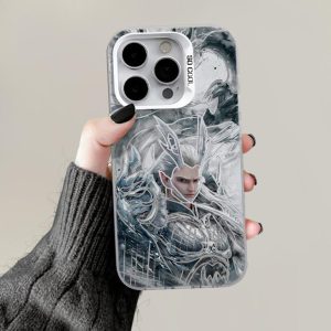 Nezha2 Phone Cases Grey with Port Protection