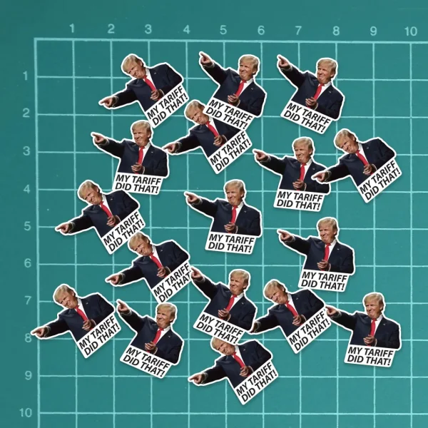 100 pc My tariff did that trump sticker pack Anti Trump Stickers-1