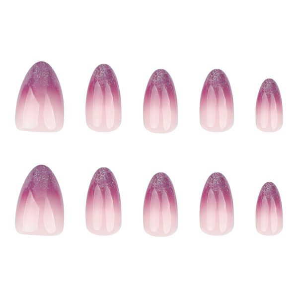 OMBRÉ PURPLE MEDIUM NAILS - Image 2