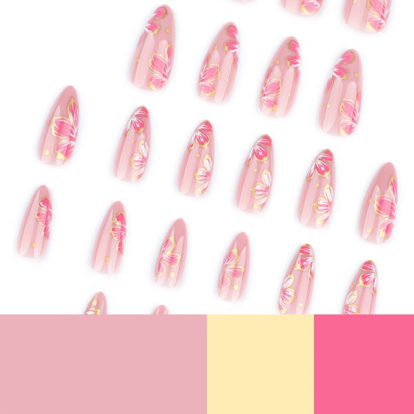 Vintage Sakura Medium Nails - Image 3